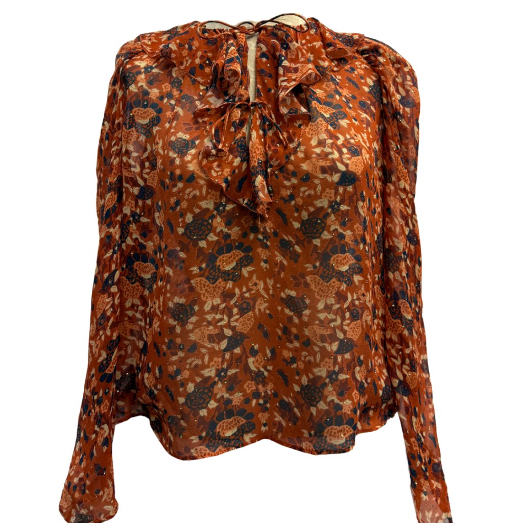 Ulla Johnson Floral Embellished Blouse